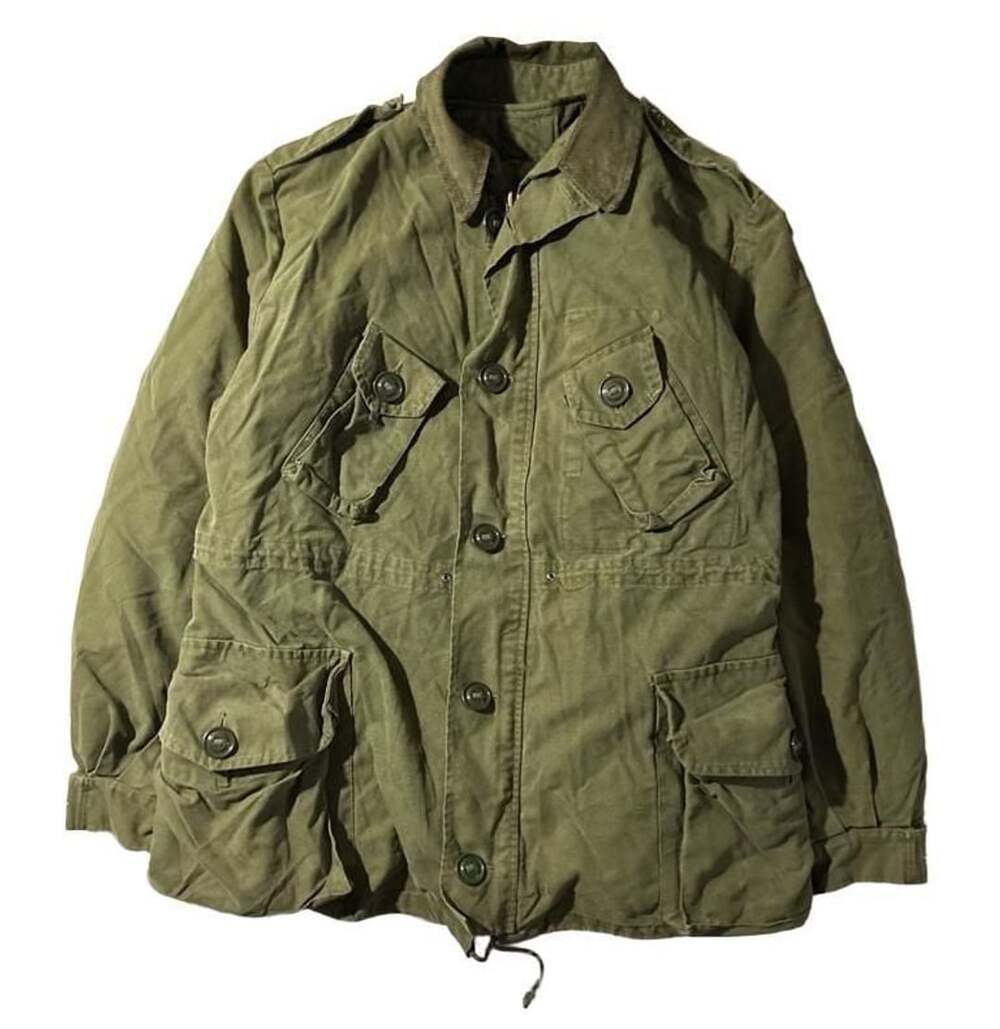Vintage 1988 Canadian Army GS MK 2 OG 107 Field Jacket Reg Large Double layered